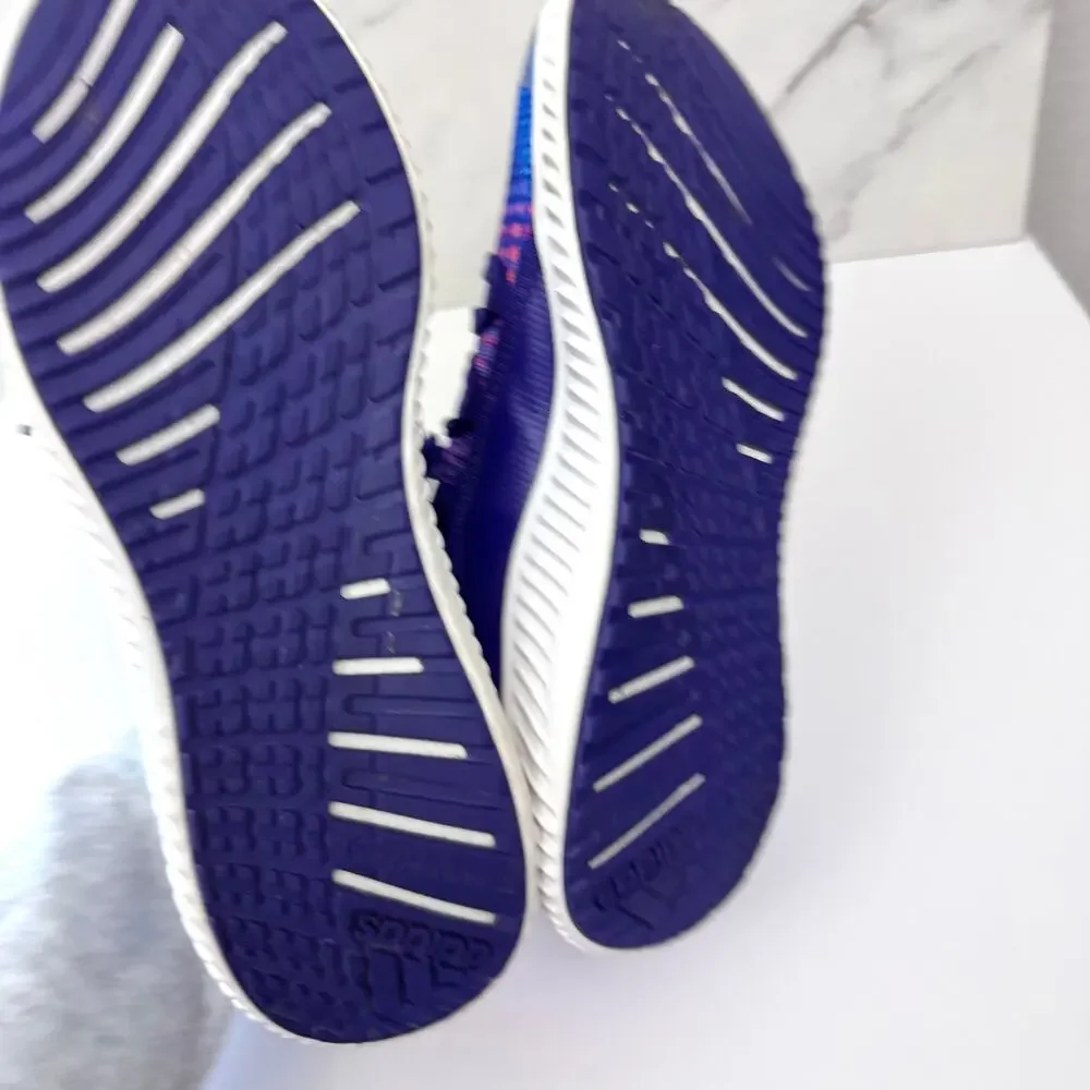 Adidas Big Kids ART DB0599 Cloudfoam Sneakers Size 6.5 Knit Active Purple Pink